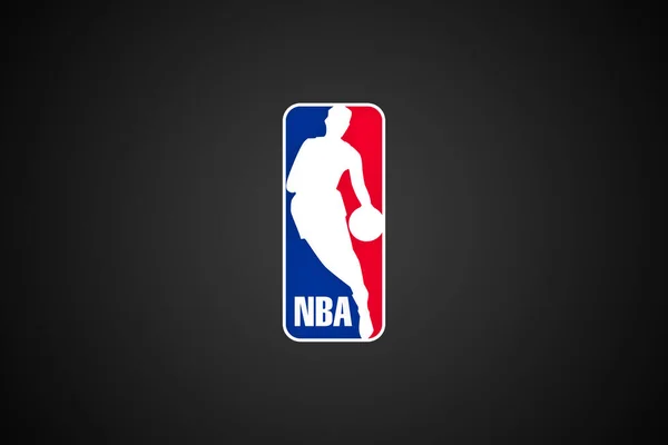 Juni 2022 Nba Logo Basketbal Achtergrond — Stockfoto
