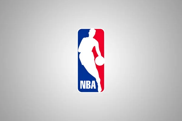 Usa Juni 2022 Nba Logotyp Basket Bakgrund Royaltyfria Stockbilder
