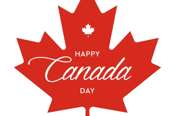 Canada Juli Happy Canada Day Moderne Omslag Banner Kaart Poster — Stockfoto
