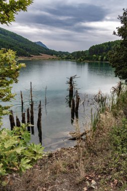 Kozalaklı ormanlarla kaplı ve dağlarla çevrili olan Doxa Gölü kıyıları, Mora yarımadasının orta kesiminde yer almaktadır..