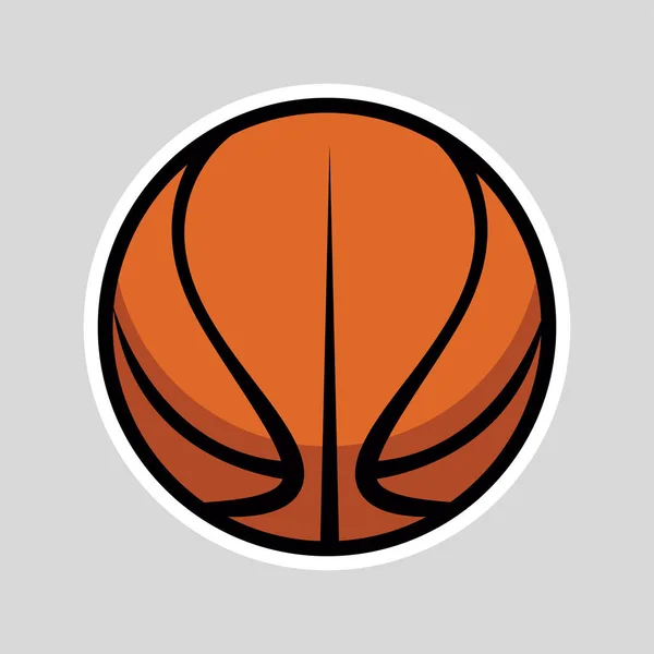 Basketball Vector Illustration Basketball Icon — Stock Vector