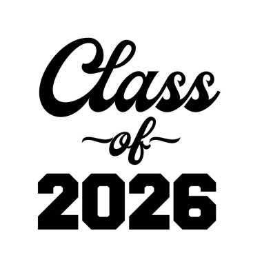 Class Of 2026 T Shirt Design Vector