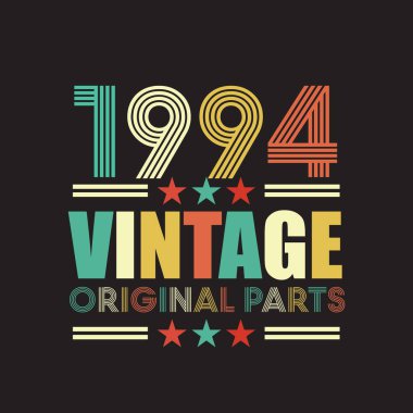 1995 vintage retro t shirt design vector