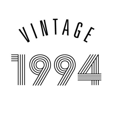 1994 Vintage Retro t shirt Design Vector