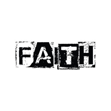 Faith Christian typography T shirt Design Vector 