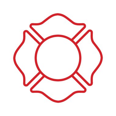 illustration of a fire department badge