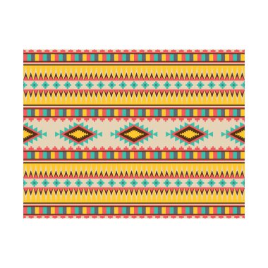Tribal vector ornament. Seamless African pattern