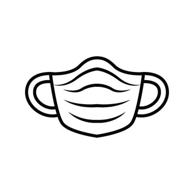 Safety breathing mask. dust protection respirator and breathing medical respiratory mask. Hospital or pollution protect face masking. Face pollution mask.