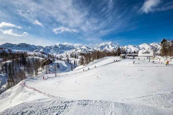 Bohinj Slovenia Vogel Ski Resort Bohinj Julian Alps Sunny Winter — Stock fotografie