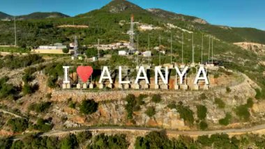 Turkish Park of Alanya Aerial View 4 K