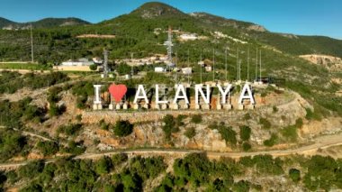 Turkish Park of Alanya Aerial View 4 K