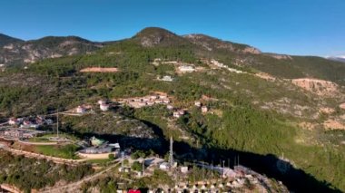 Turkish Park of Alanya Aerial View 4 K