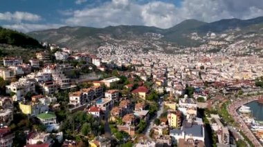 Alanya Castle Alanya Kalesi Aerial View of Mountain and City Turkey