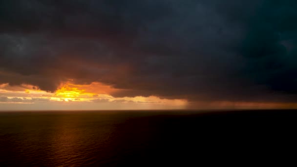 Cloudy Sunset Sea — Video