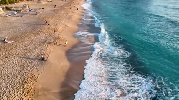 Beautiful Beach Turkey Alanya — Video Stock