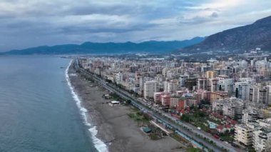 Traffic on the beach