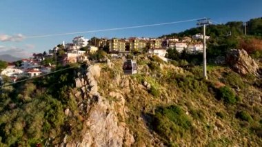 Alanya Castle Alanya Kalesi Aerial View of Mountain and City Turkey