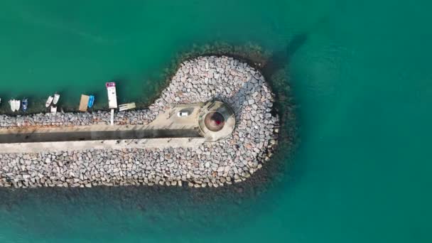 Light House Aerial View — Vídeo de Stock