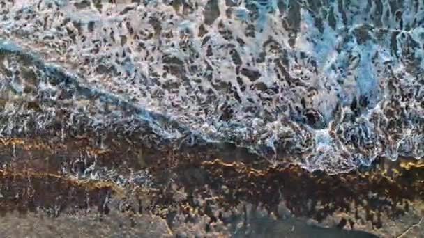 Sea Filmed Drone Sunset — Wideo stockowe