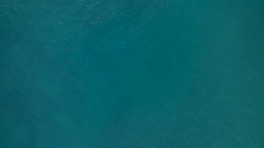 sea filmed on a drone in the sunset