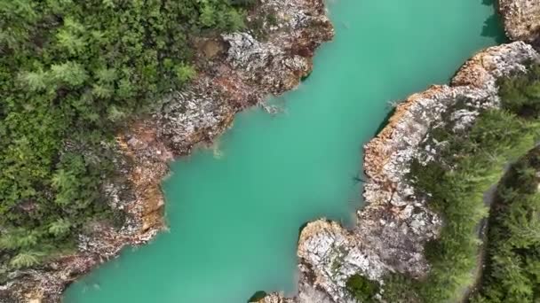 Montaña Río Fondo Textura — Vídeo de stock