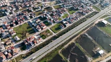Türkiye Antalya Tarafı Manavgat hava görüntüsü