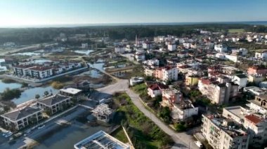 Türkiye Antalya Tarafı Manavgat hava görüntüsü