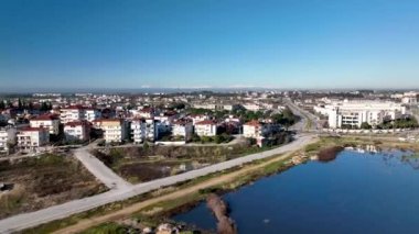 Türkiye Antalya Tarafı Manavgat hava görüntüsü