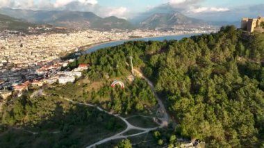 Türkiye Alanya hava görüntüsü 4 K