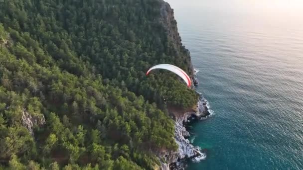 Turkey Alanya Aerial View — Stock Video
