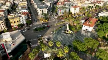 Central City Caddesi hava görüntüsü 4 K