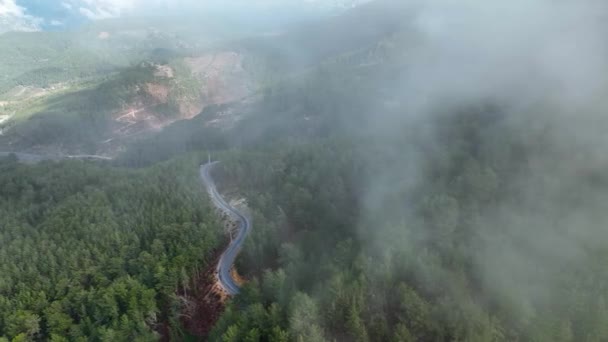 Montanha Rio Fundo Textura — Vídeo de Stock