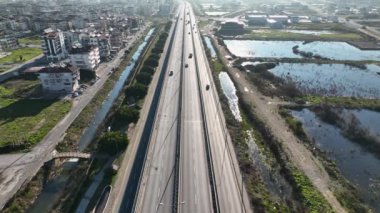 Türkiye Antalya Tarafı Manavgat hava görüntüsü