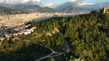 Türkiye Alanya hava görüntüsü 4 K