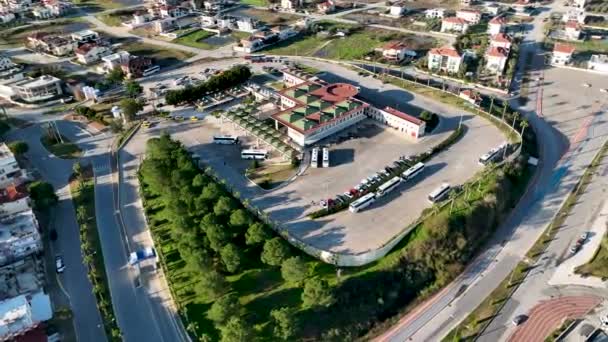 土耳其Antalya Side Manavgat Aerial View — 图库视频影像