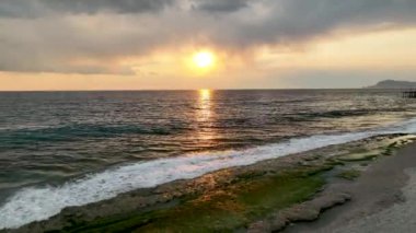 Türkiye 'nin günbatımı Alanya