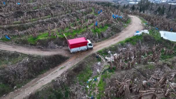 Farm Περιοχή Φοβερό Υπόβαθρο — Αρχείο Βίντεο