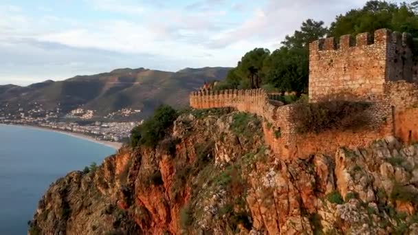 Journée Ensoleillée Dans Chaud Alanya — Video