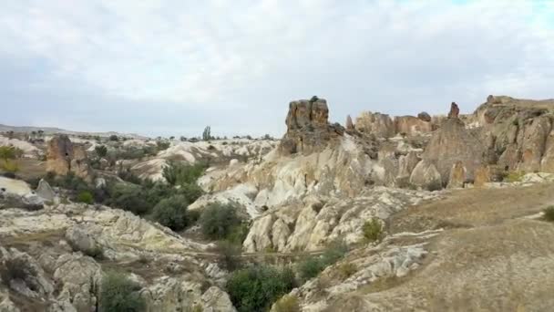 Nejlepší Krajina Cappadocia Střílel Drone Turecko — Stock video