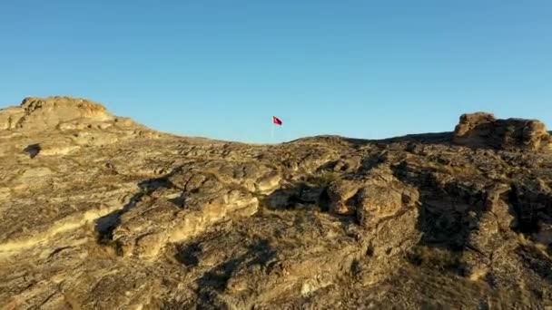 Melhores Paisagens Capadócia Filmadas Drone Turquia — Vídeo de Stock