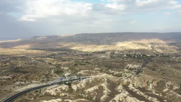 Migliori Paesaggi Della Cappadocia Girati Drone Turchia — Video Stock
