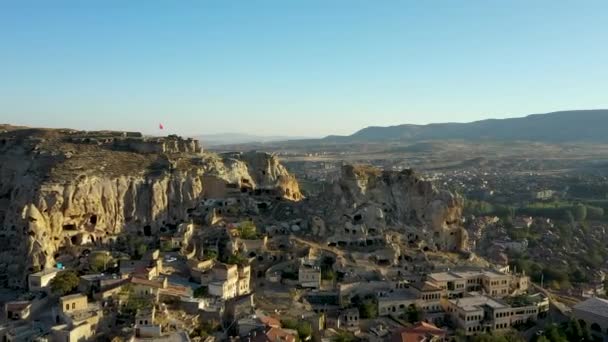 Kapadokya Nın Iyi Manzaraları Bir Türkiye Vurdu — Stok video