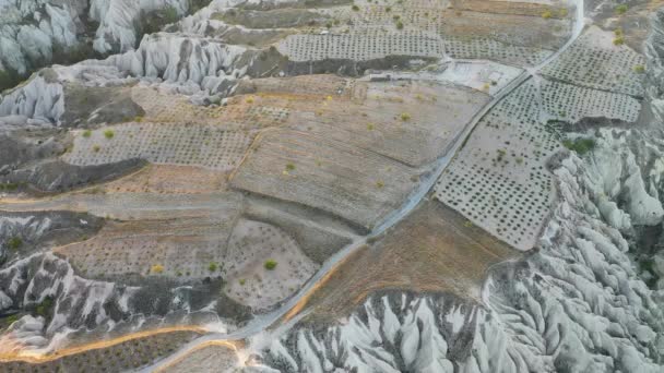 Migliori Paesaggi Della Cappadocia Girati Drone Turchia — Video Stock