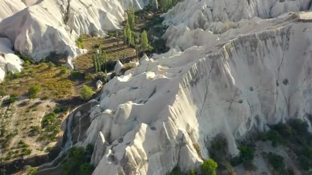 Migliori Paesaggi Della Cappadocia Girati Drone Turchia — Video Stock