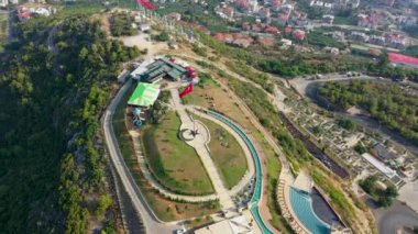 Alanya Parkı 'nda Türk bayrağı