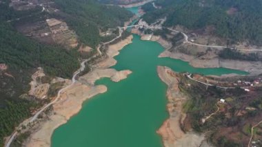 Türkiye 'de büyük bir nehir İHA ile çekildi