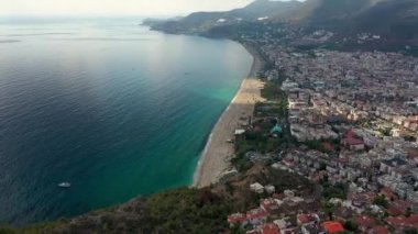 Alanya Castle Alanya Kalesi Aerial View of Mountain and City Turkey