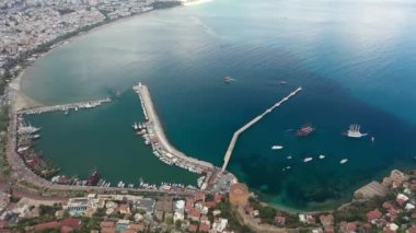 Alanya Castle Alanya Kalesi Aerial View of Mountain and City Turkey