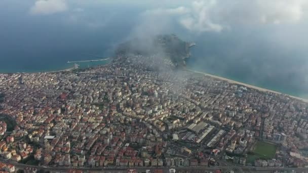 Wolken Boven Turkse Stad — Stockvideo