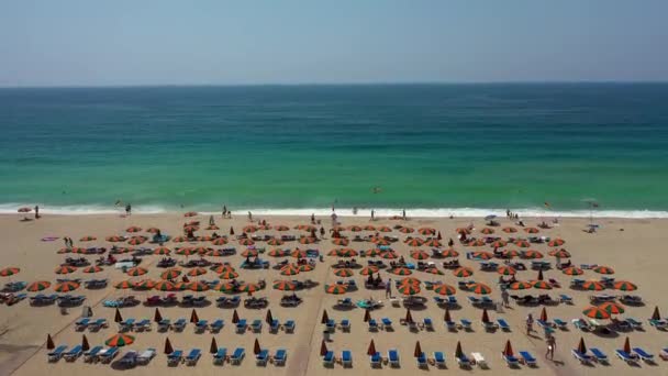 Beautiful Beach Turkey Alanya — Stock Video